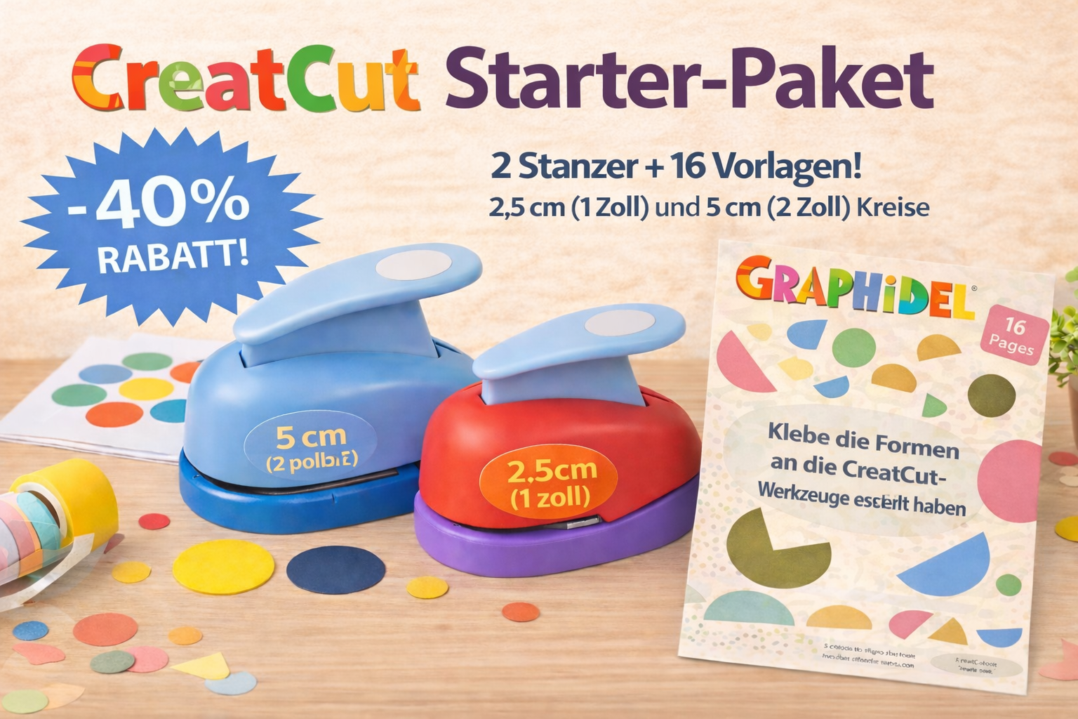 CreatCut Starter Bundle - CreatCut Starter-Bundle – 40 % RABATT!