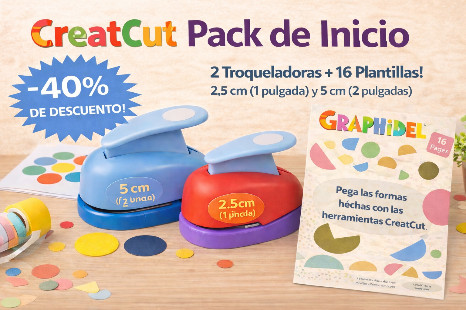 CreatCut Starter Bundle - Pack inicial CreatCut – ¡40 % DE DESCUENTO!